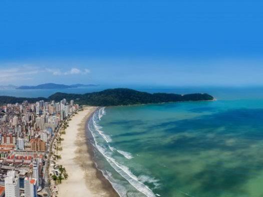 Apartamento Completo Na Quadra Da Praia Da Guilhermina Praia Grande (Santos) Exterior foto